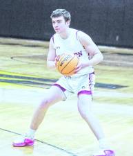 Newton's Bode Lombardo scored 2 points.