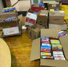 Fredon. Green Hills students conduct cereal drive