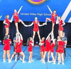 Lenape Valley cheer team places 14th at national championship