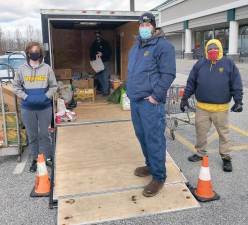 Vernon PAL distributes truckload of goodies to food pantry