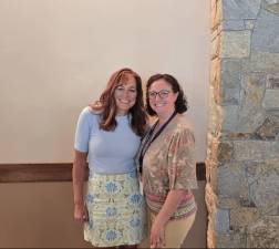 <b>Sussex County Board of County Commissioners Deputy Director Jill Space and Interim Administrator Christina Marks.</b>