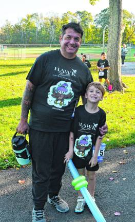 Daniel and Colton Santero of Hampton pose for a photo.