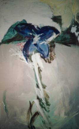 Irises (oils) by Lauryn de Leeuw