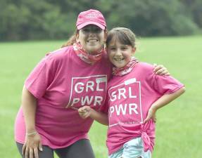 Coach Vikki Szabo and her daughter Angie, age 8 (Wendy Jean Photography)