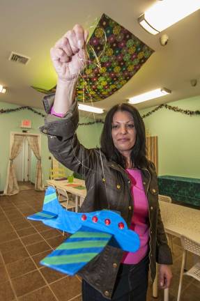 Owner Michele Shraga of Allamuchy eyes a craft aircraft.
