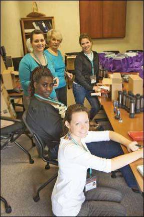 Hospice families receive blizzard packs