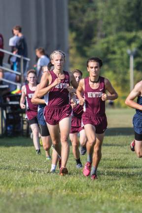 The Newton High School Boys Cross Country Team.