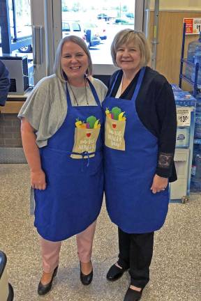 Joan Bruseo and Carol Novrit are all smiles during this fun event.