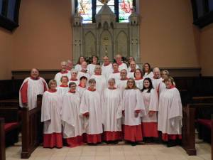 The Senior Choir will sing during an Evensong liturgy on Feb. 2 at Christ Episcopal Church in Newton.