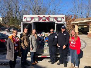 Ambulance stuffed for Season of Hope