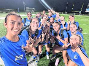 The Kittatinny Regional girls' soccer team.