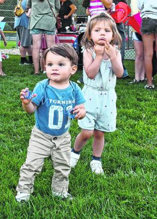 Nicholas and Adelyn Cashman of Budd Lake dance.