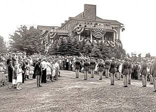 The Kuser Mansion in High Point State Park as it looked about 1930. (Photos courtesy of Bill Truran)