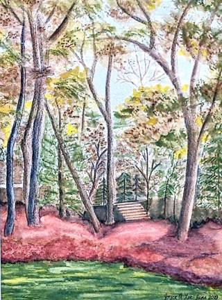 Joyce Lee, “Autumn,” watercolor