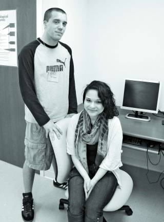 Joshua Grafeld and Shannon Bentley obtained their GED&thorn;&Auml;&ocirc;s through the Youth Connections program at Project Self-Sufficiency.