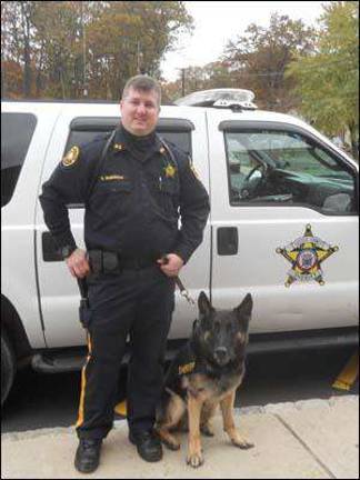 Service dogs teach drug awareness