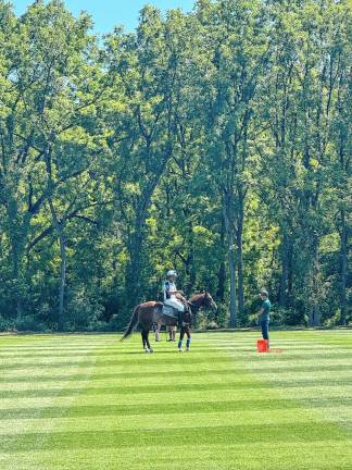 It was the first time that many of the attendees saw polo played in person.