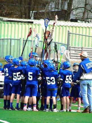 One of Kittatinny Youth Lacrosse's boys teams