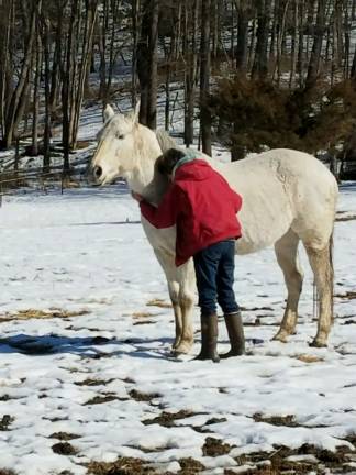 Grey Ghost, a resident of Rivers Edge