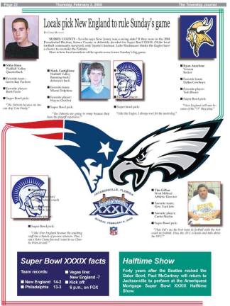 Area football players, coaches pick the Pats