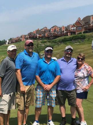 The Schaaf family comes out for the 2018 Jack Schaaf Memorial Golf Outing at Wild Turkey, Crystal Springs. Proceeds went to benefit Jack's cousin Matthew Kirkman. photo provided