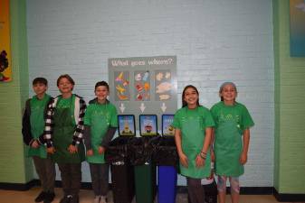 Stillwater Elementary School sixth graders participating in the program are, from left to right, Jaeson Hamezyk, Ayden Degan, Enzo Goedeke, Gia Lupo and Meike Koch