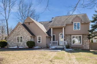 Updated and airy, this three-bedroom lets in the light