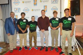 SCCC Board of Trustee member, James Hofmann, a STEM teacher at Newton High School was the keynote speaker. At the event, his students from Newton High School’s Robotics Team shared their passion about this technology and how engineering and robotics can expand into future careers.