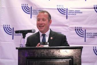 U.S. Rep. Josh Gottheimer was honored by the Northern New Jersey Jewish Business Alliance for excellence in leadership.