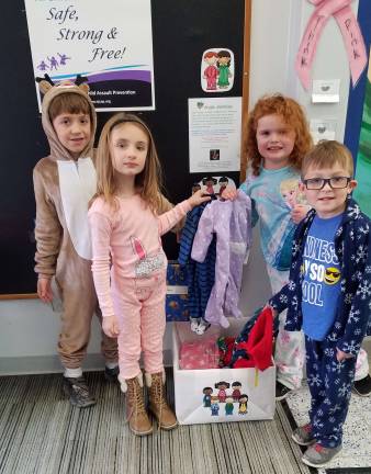 Green Hills School held a pajama drive in December. Donations needed to be dropped off at the school's lobby by the end of the day on Wednesday, Dec. 19. As of Tuesday, Dec. 18, the students collected 123 pairs of pajamas. (Photo provided).