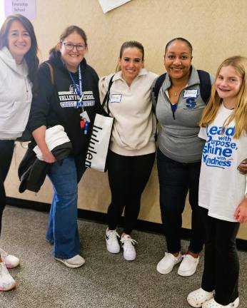 <b>Valley Road School participants pose for a photo.</b>