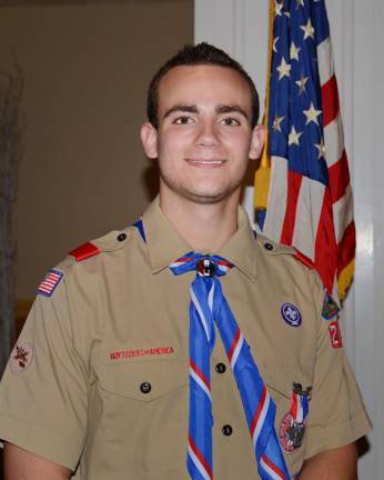 Brian Dockery after attaining the rank of Eagle Scout.