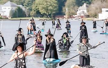Witches take to the waters to raise money for sexual assault survivors