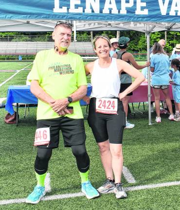 Kurt Stanwick of Stillwater poses for a photo with Lauren Rossi of Sparta.