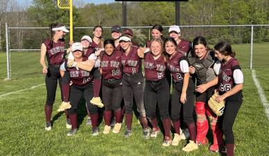 The Newton High School softball team’s overall record was 10-13. (Photo provided)