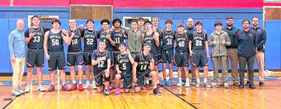 Lenape Valley boys’ basketball team.