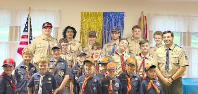 Scout Pack 181 earned rank advancements this summer.