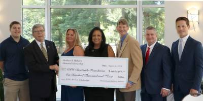 CKW Charitable Foundation donation check presentation. (Photo courtesy of SCCC)