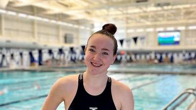 Swimmer Clare Schwartz of Kittatinny Regional High School competed in the New Jersey State Interscholastic Athletic Association (NJSIAA) Meet of Champions.