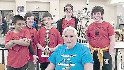 Sparta's Middle School Chess Team won its third consecutive championship this past winter (Photo provided)