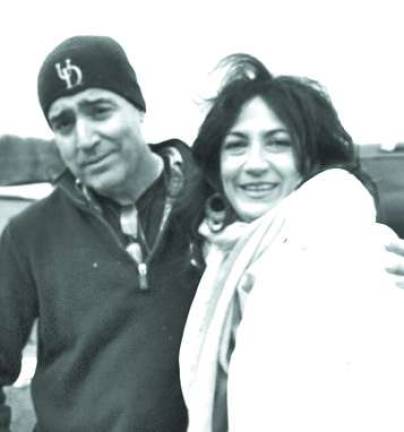 A&amp;B Bagels &amp; Deli owners Bob Russso and Mickie Russo. A&amp;B Bagels &amp; Deli provided much of the food at the Tailgate Party.