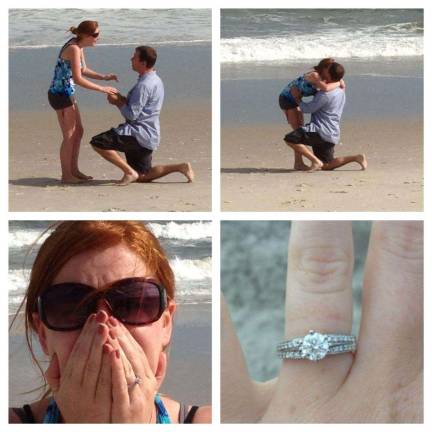 Heather Kushnir of Newton, N.J. "Best moment of my life!"