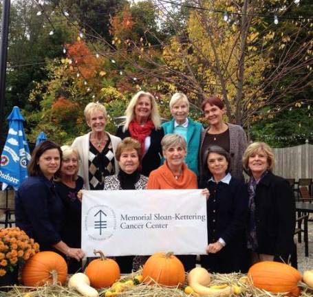 Pictured are members of Newton Country Club's "Chipping In For Cancer" Committee top row left to right: Linda Uryniak, Dot Ciolino, Abbie Houghton, Nancy Fontana; Bottom row left to right: Marie Callahan, Sue Dispenziere, Cathy Mooney, Mary Newman, Ellen Mickelsen, Lorraine Kraft