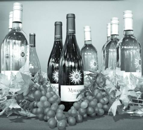 One of the many different drink offerings at the Wine and Roses fundraiser.