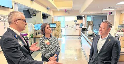 Gottheimer tours Newton Medical Center, discusses health care priorities