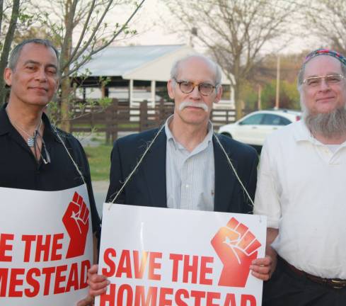 From left: : Mario Rivera, Dudley Burdge, Kenneth Ellman