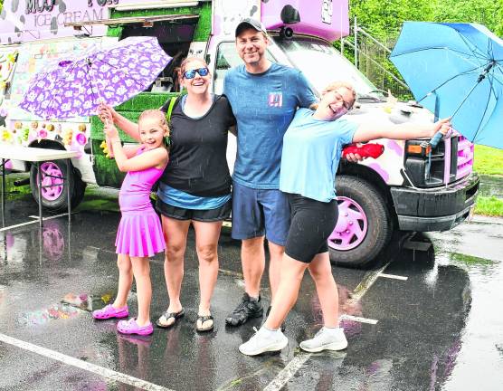 Eliza,J.D., mike and Amelia Verheeck, all of Hampton, pose for a photo.
