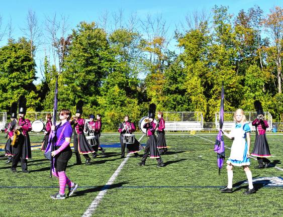The Newton High School marching band is one of 11 competing Saturday, Sept. 20 at Jefferson Township High School in Oak Ridge.