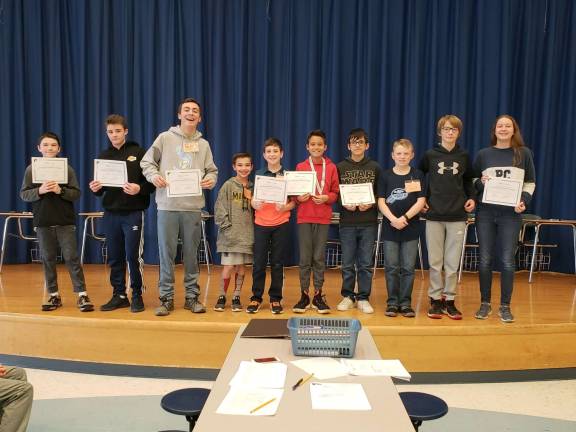 Top ten Sparta middle schoolers in 'Geobee'