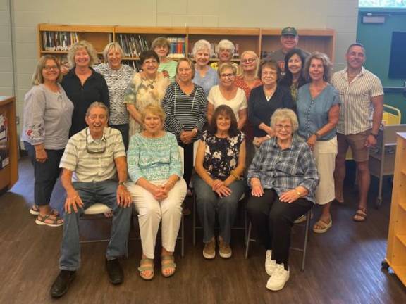 Some of the retired staff members had not been back to Green Hills School for 30 years. (Photo provided)